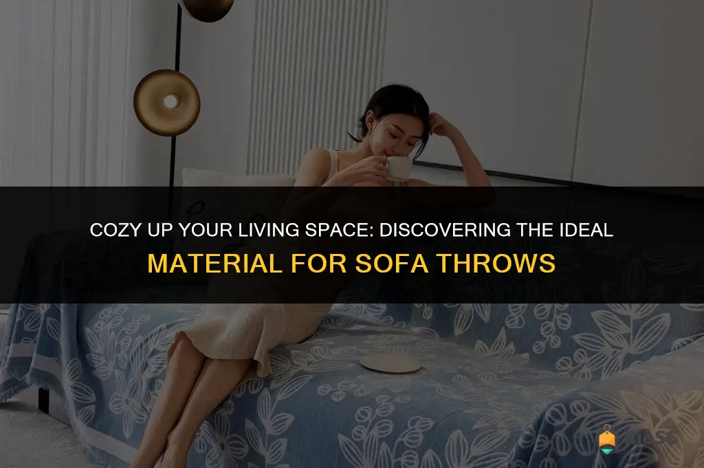 best material for sofa throws
