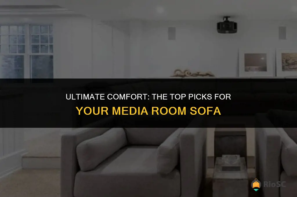 best media room sofa