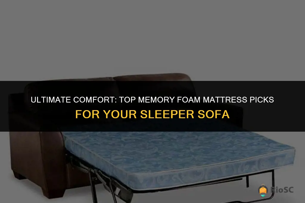 best memory foam mattress for sleeper sofa