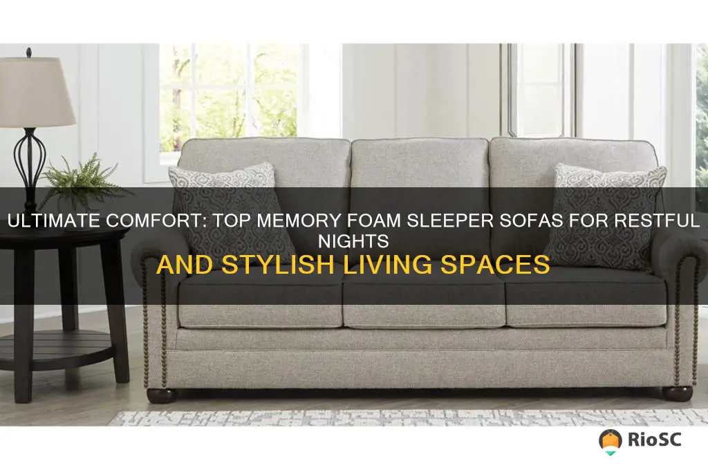 best memory foam sleeper sofa