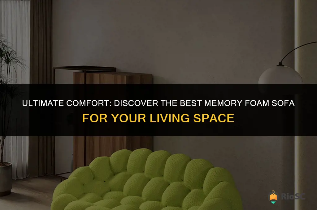 best memory foam sofa
