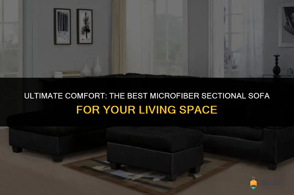 best microfiber sectional sofa
