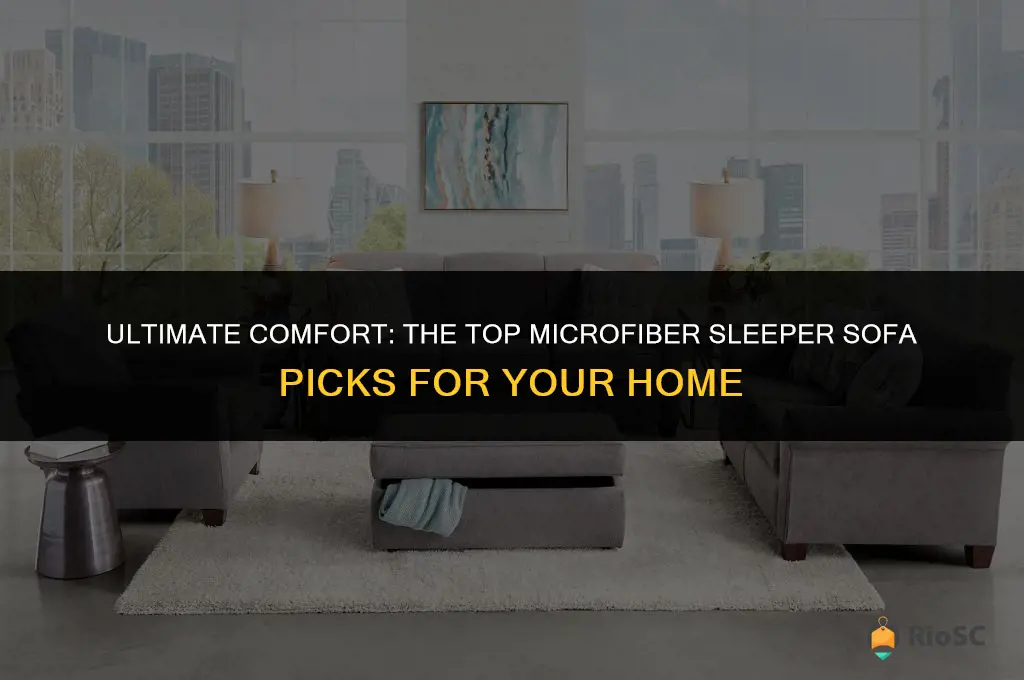 best microfiber sleeper sofa