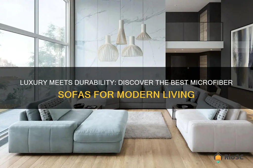 best microfiber sofa