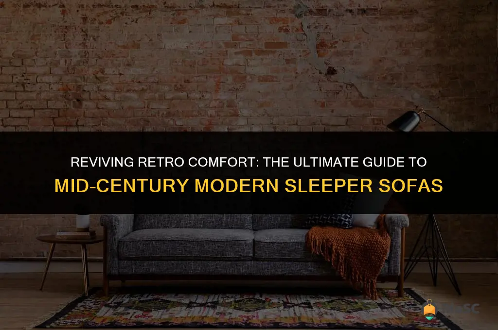best mid century modern sleeper sofa