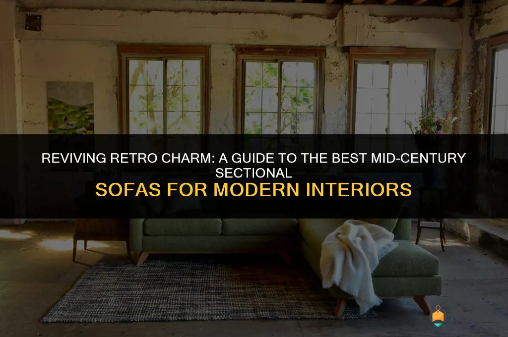 best mid century sectional sofas