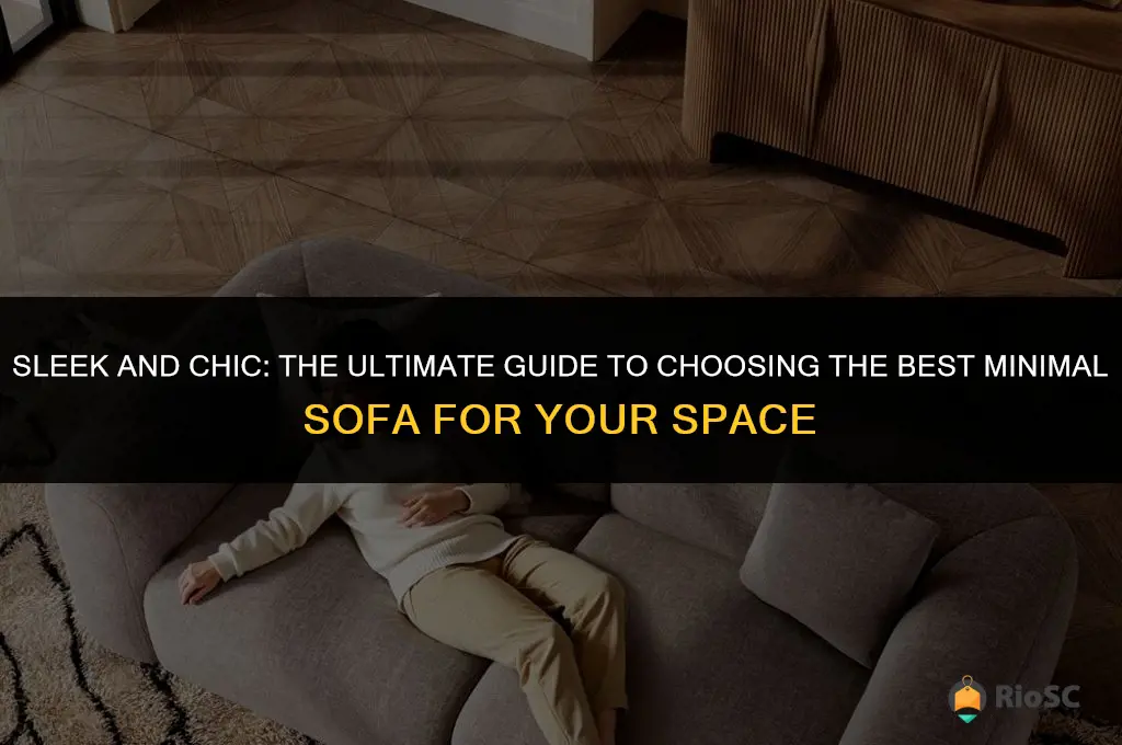 best minimal sofa