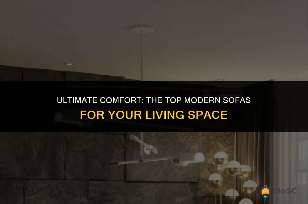 best modern comfortable sofa