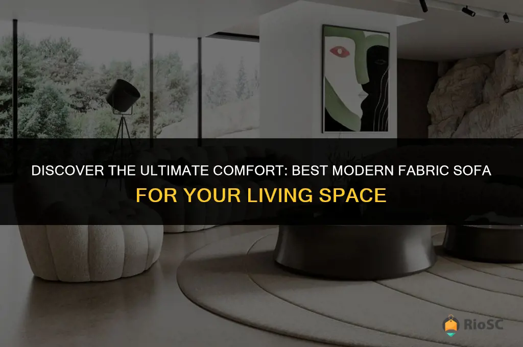 best modern fabric sofa