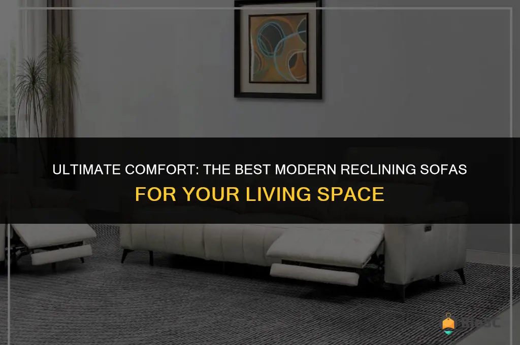 best modern reclining sofa