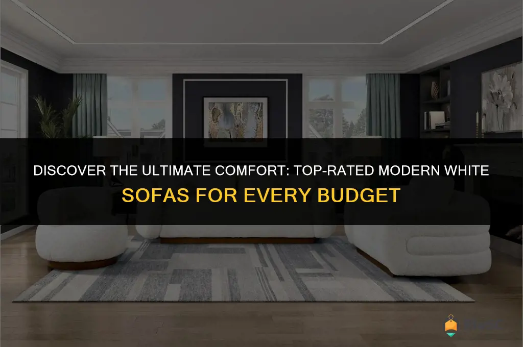 best modern white sofa value