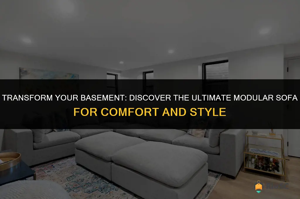 best modular sofa for basement
