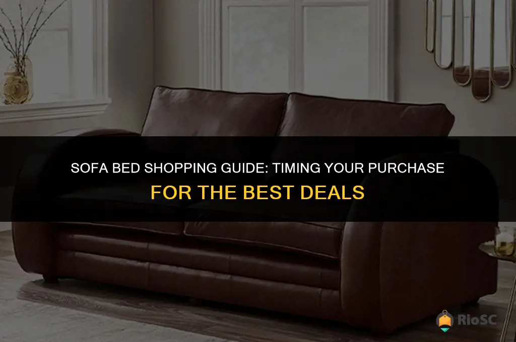 best month to buy a sofa bed