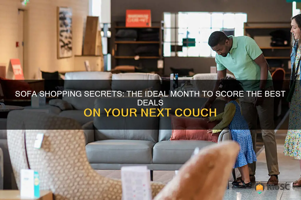 best month to buy a sofa