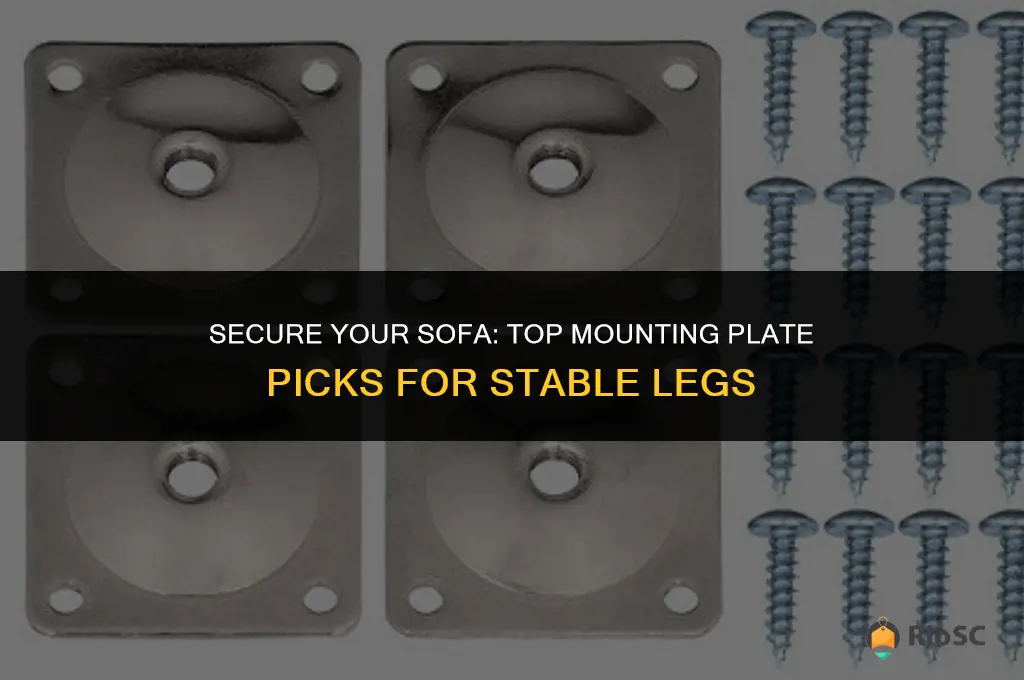 best mounting plate for sofa leg