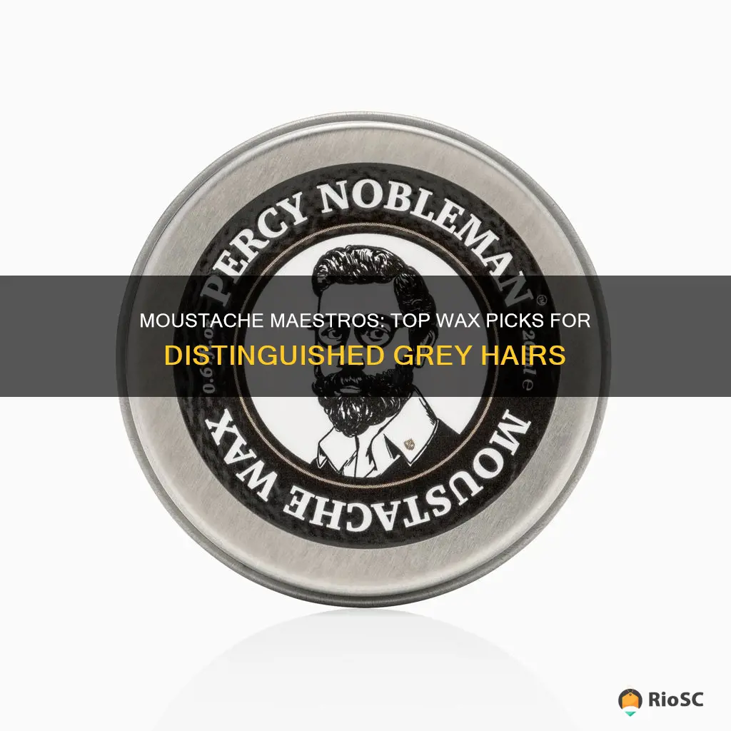 best moustache wax for grey hair