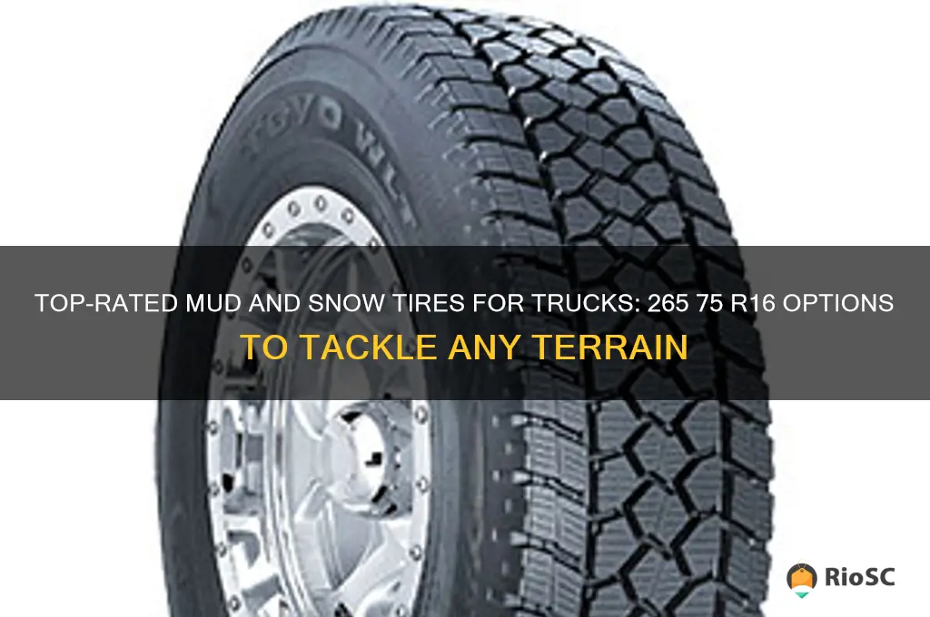 best mud and snow tires for trucks 265 75 r16