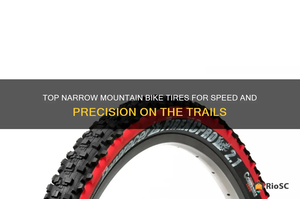 best narrow mountain bike tires