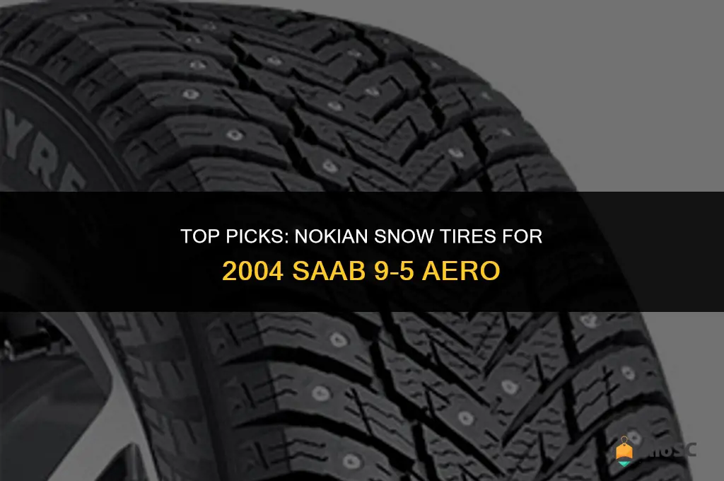 best nokian snow tires for 2004 saab 9-5 aero