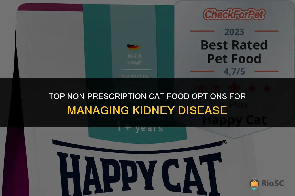 best non prescription cat food for kidney disease