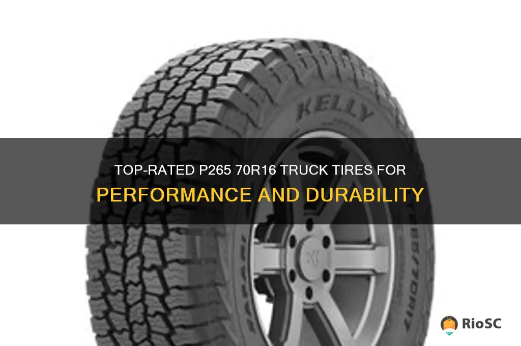 best p265 70r16 truck tires