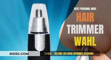 Wahl's Personal Nose Hair Trimmer: A Discreet and Effective Grooming Solution