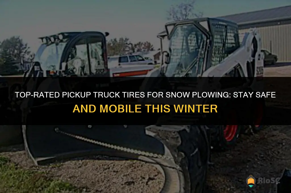 best pickup truck tires for plowing snow