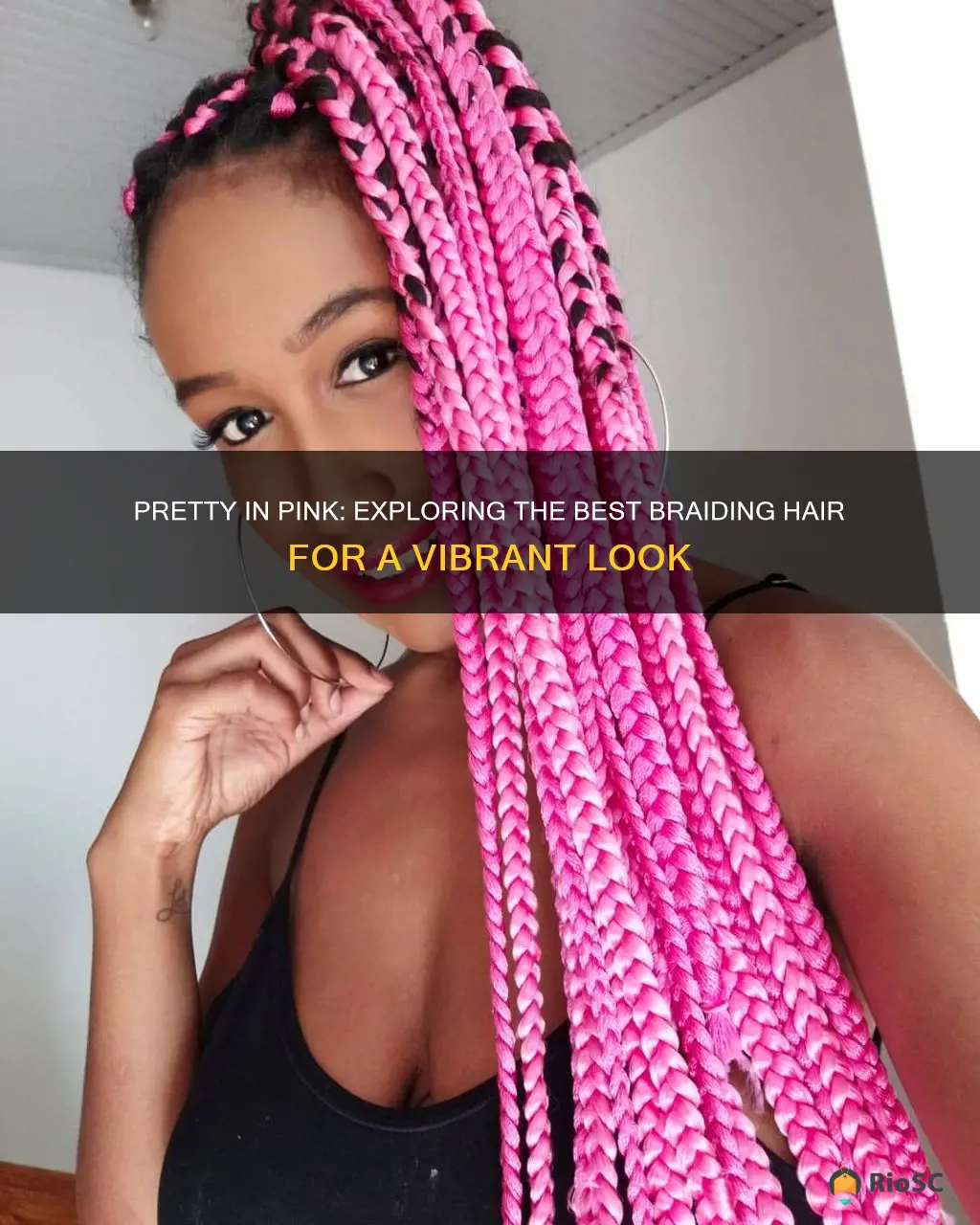 best pink braiding hair