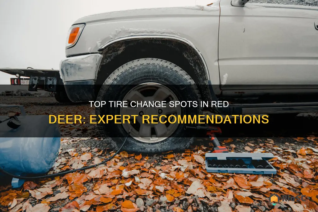 best place to change tires red deer