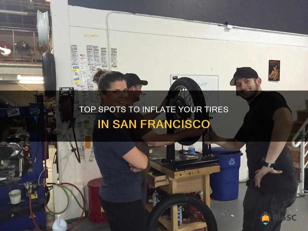 best place to fill tires sf