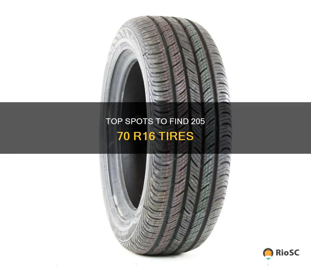 best place to get 205 70 r16 tires