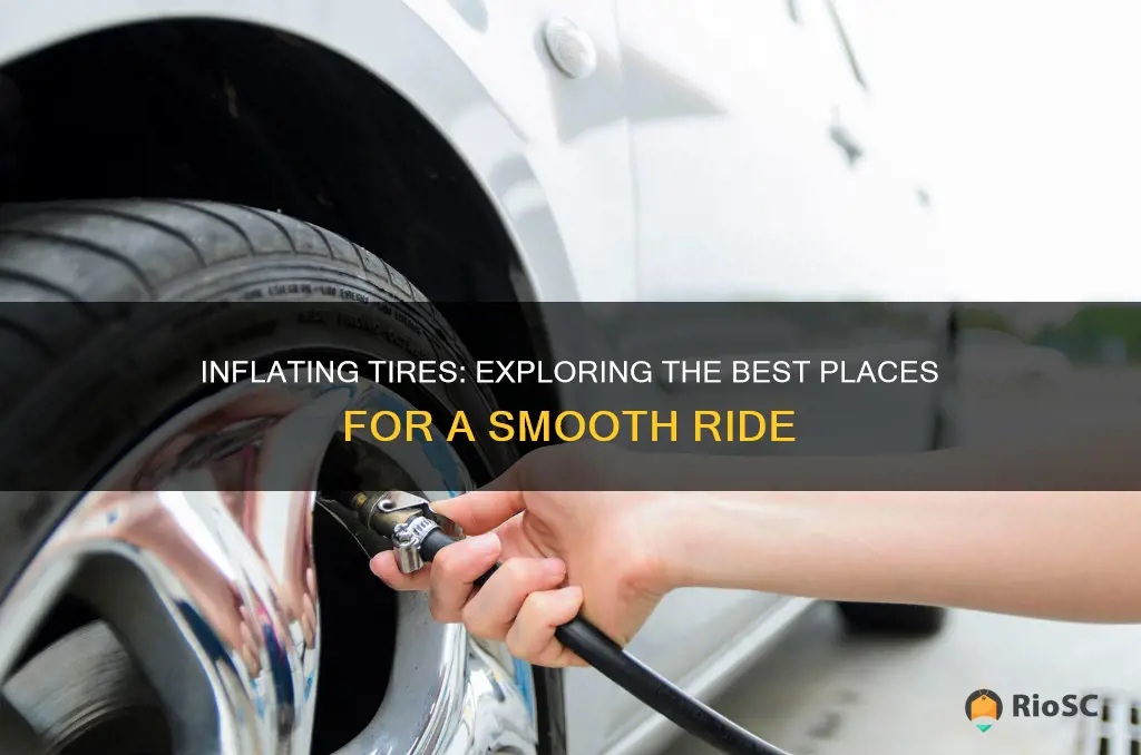 best place to inflate tires