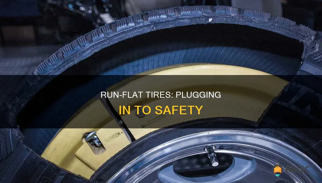 best place to plug run flat tires