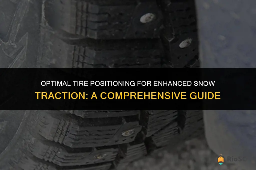 best placement for new tires for snow