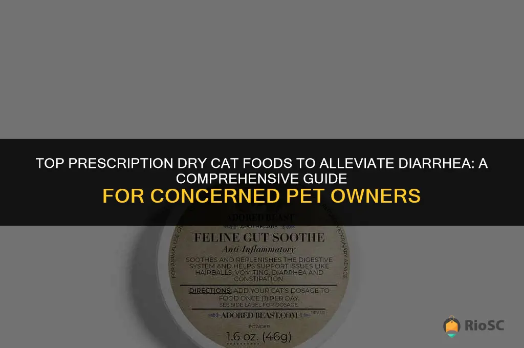 best prescription dry cat food for diarrhea