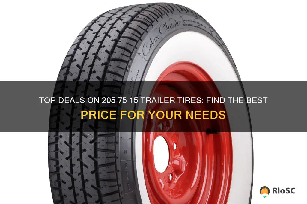 best price 205 75 15 trailer tires