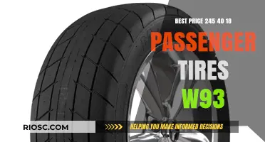 Top Deals on 245 40 18 W93 Passenger Tires: Find the Best Prices for High-Performance Driving
