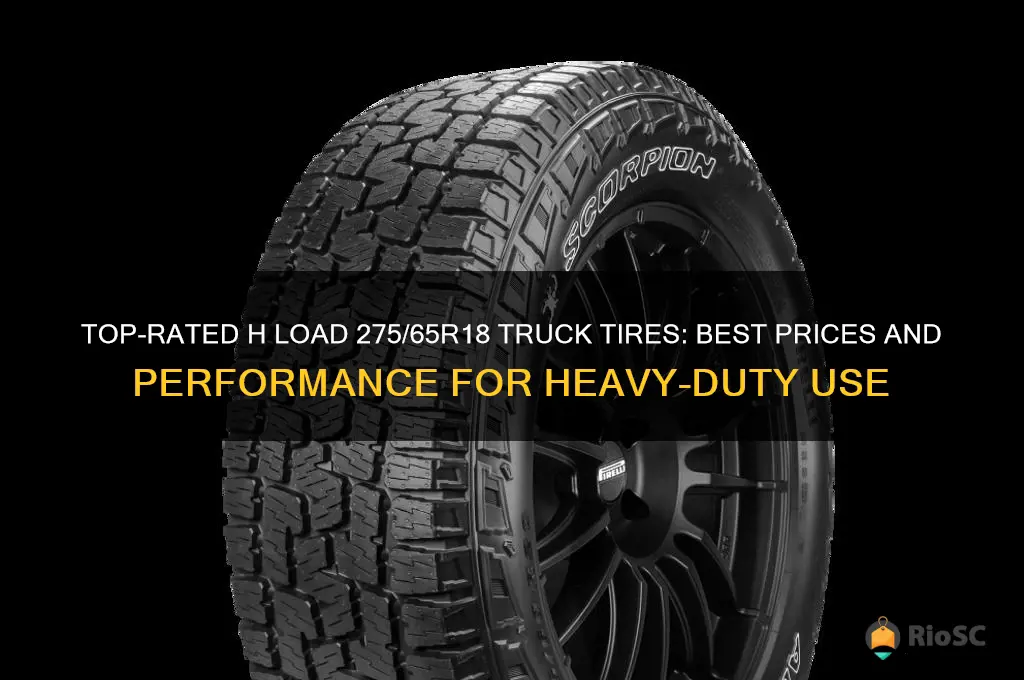 best price 275-65-18 load rating h truck tires