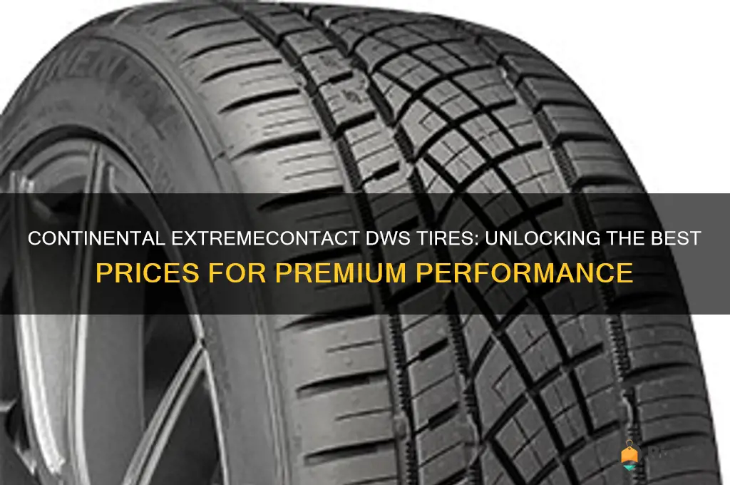 best price continental extremecontact dws tires