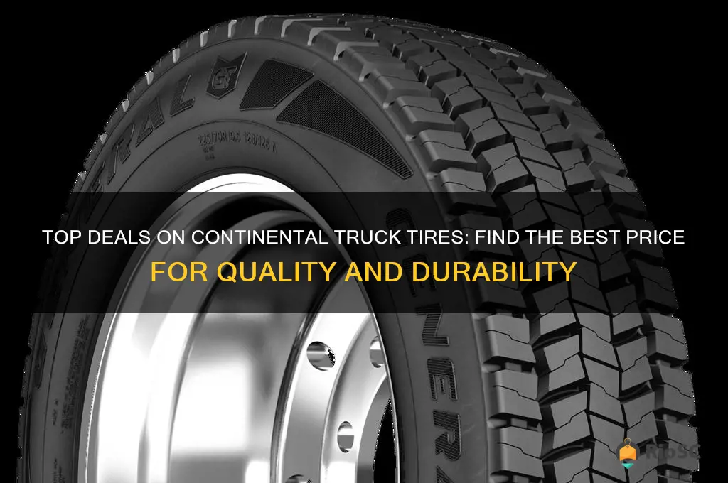 best price continental truck tires