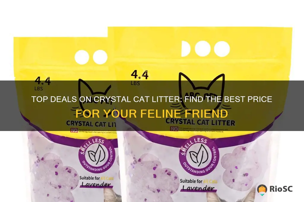 best price crystal cat litter