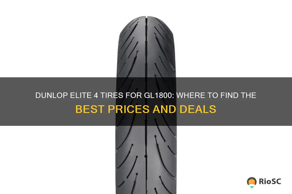 best price dunlop elite 4 tires for gl1800