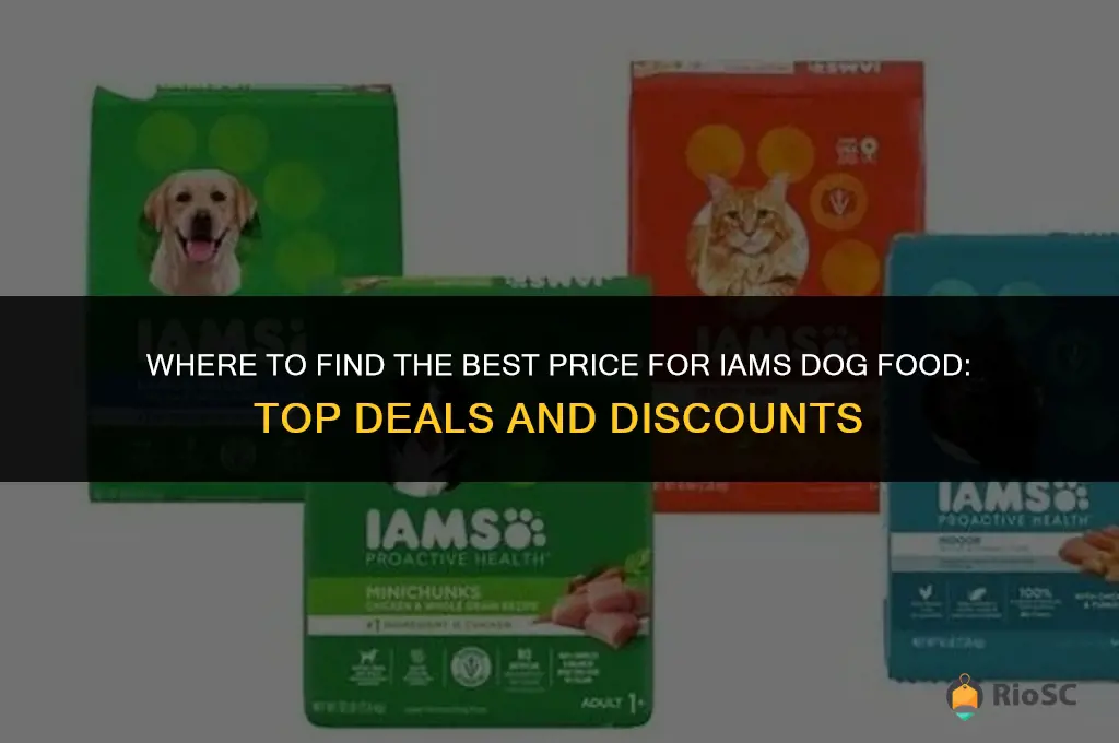 best price for iams dog food