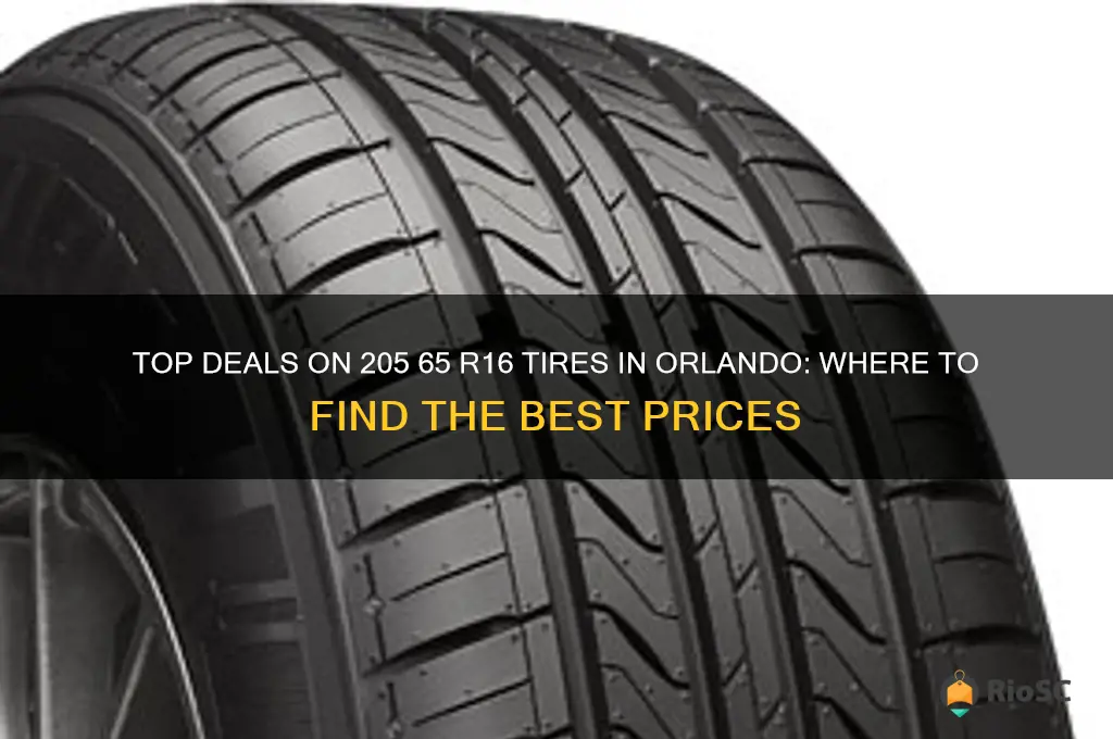 best price for tires 205 65 r16 in orlando