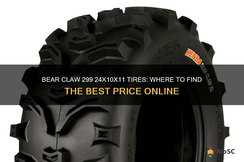 best price on 24x10x11 tires bear claw 299