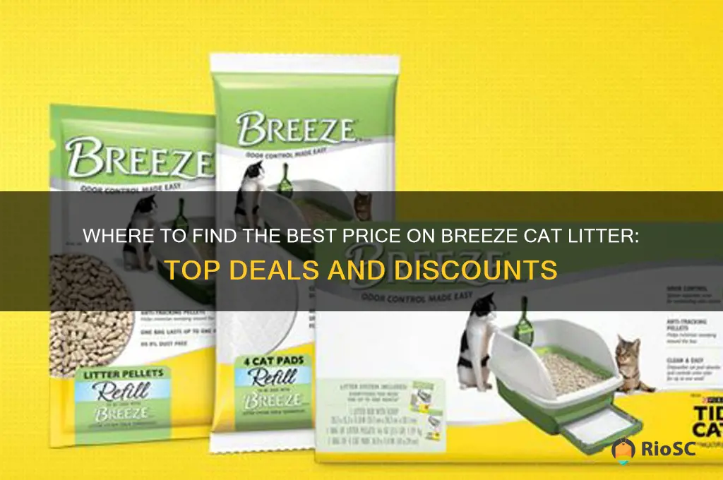 best price on breeze cat litter