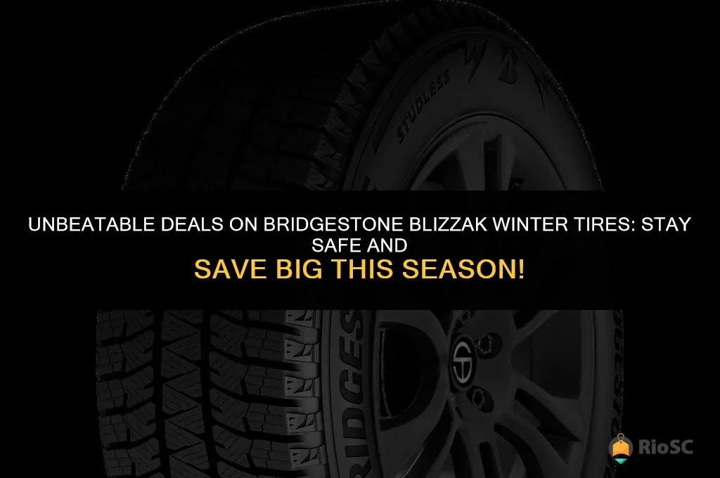 best price on bridgestone blizzak winter tires