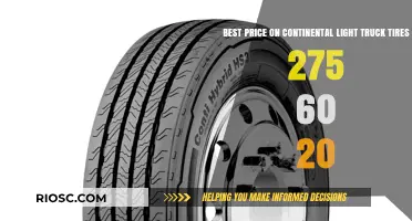 Top Deals on Continental Light Truck Tires 275/60R20: Find the Best Price Today