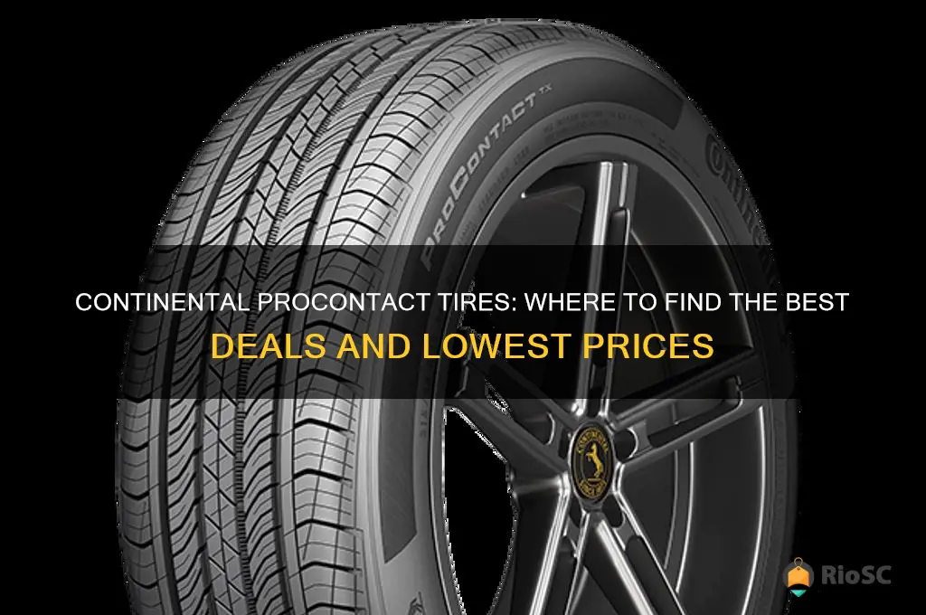 best price on continental procontact tires