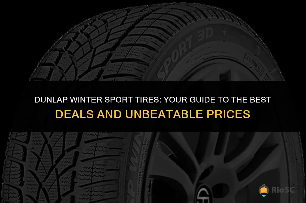 best price on dunlap winter sport tires